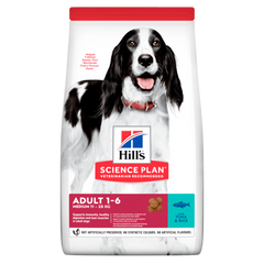 Hills (Хиллс) Adult Medium Breed Tuna & Rice сухой корм для собак средних пород с тунцом, 12 кг