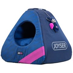 Joyser Chill Cat Home домик для котов, игрушка мышка с кошачьей мятой синий
