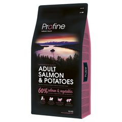 Profine (Профайн) Adult Salmon & Potatoes сухой корм для собак всех пород с лососем, 15 кг