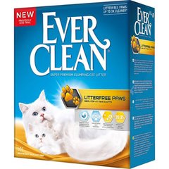 Ever Clean Litter Free Paws комкующийся наполнитель для кошачьего туалета, 6 кг