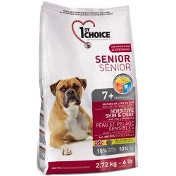 1st Choice (Фест Чойс) Senior Sensitive Skin&Coat сухой корм для пожилых собак собак с ягненком и рыбой, 2.7 кг