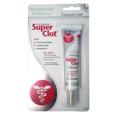 Veterinary Formula Clinical Care Super Clot гель для обработки ран