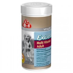 8in1 Excel Multi Vitamin Adult мультивітаміні для дорослих собак, 70 табл.