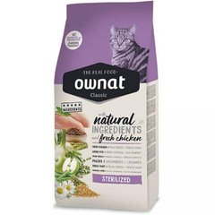 Ownat (Овнат) Classic Cat Adult Sterilized сухой корм для стерилизованных кошек со свежим мясом курицы