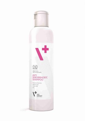 VetExpert Antiseborrhoeic Shampoo противосеборейный шампунь, 250 мл