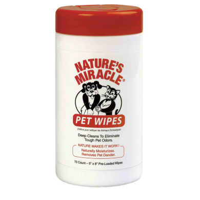 Nature`s Miracle Pet Bath Wipes очищають вологі салфетки, 9044919