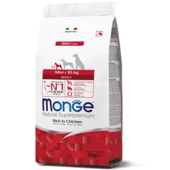 Monge (Монж) Mini Adult сухой корм для взрослых собак мелких пород, 15 кг