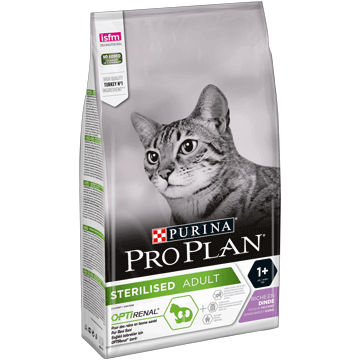 Pro Plan (Про План) Sterilised Turkey сухой корм для кастрированных кошек с индейкой, 3 кг