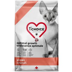 1st Choice Kitten Optimal Growth беззерновой корм для кошенят з рибою, 1.8 кг