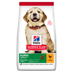 Hills (Хіллс) Puppy Large Breed Chicken сухий корм для цуценят великих порід, 14.5 кг