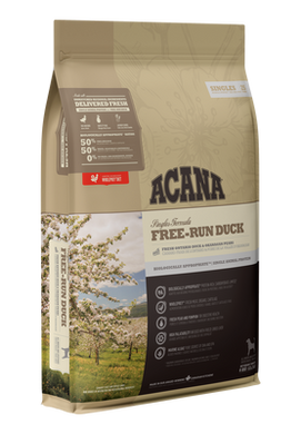 Acana Adult Free-Run Duck гипоаллергенный корм для собак с уткой, 6 кг