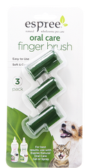 Espree Oral Care Finger Brush 3 pack набір із 3 щіток для догляду за зубами