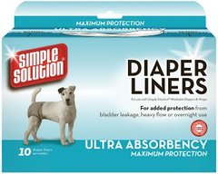 Гігієнічні прокладки Simple Solution Disponible Diaper Liner Heavy Flow Ultra, 10 шт