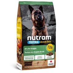 Nutram T26 Total Grain-Free Lamb & Lentils Dog Food беззерновой корм с ягненком, 2 кг