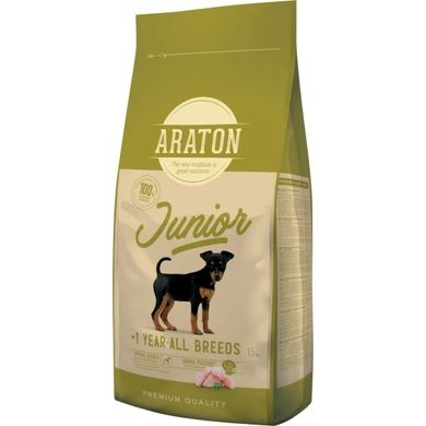 Araton Junior All Breeds сухой корм для щенков всех пород, 3 кг