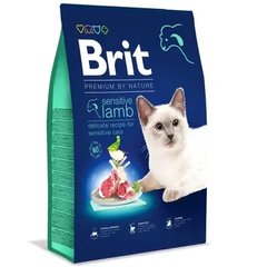 Brit Premium Cat Sensitive сухой корм для кошек с чувствительным пищеварением, 8 кг