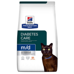 Hills (Хиллс) Feline m/d лечебный корм для кошек при сахарном диабете, 1.5 кг