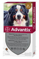 Advantix &#040;Адвантікс&#041; краплі для собак вагою 40-60 кг, 1 піпетка