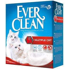 Ever Clean Multiple Cat комкующийся наполнитель с гранулами силикагеля, 6 кг