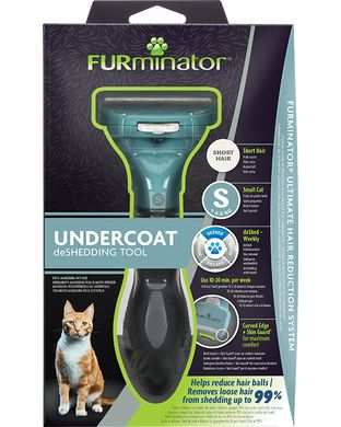Furminator Short Hair S для короткошерстих котів до 4,5 кг