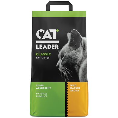 Cat Leader Classic Wild Nature супервпитывающий наполнитель в кошачий туалет, 5 кг