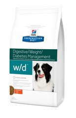 Hills (Хиллс) Canine w/d лечебный корм для собак для снижения веса, 10 кг