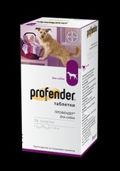 Profender &#040;Профендер&#041; антигельминтик для собак с вкусом мяса &#040;таблетки&#041;, 1 табл.