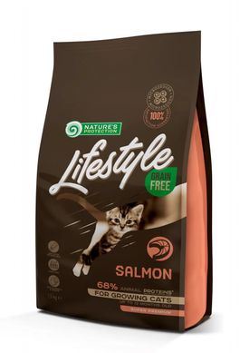 NP Lifestyle Grain Free Salmon Kitten беззерновой корм для котят с лососем