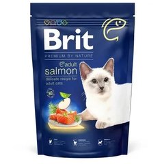 Brit Premium Cat Adult Salmon сухой корм с лососем для взрослых кошек, 1.5 кг