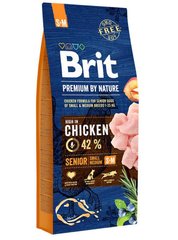 Brit (Брит) Premium Senior S+M корм для старіючих собак маленьких і середніх порід, 3 кг