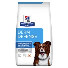 Hills (Хіллс) Derm Defense лікувальний корм з куркою для собак при дерматитах і втрати вовни, 12 кг