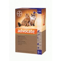 Advocate &#040;Адвокат&#041; капли для кошек весом от 4 кг до 8 кг, 1 піпетка