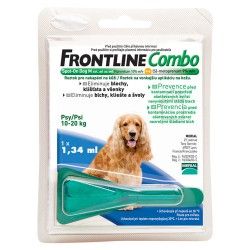 Frontline Combo M средство от блох и клещей для собак весом 10-20 кг