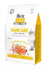Brit Care Cat Grain Free Haircare Healthy & Shiny Coat беззерновой корм для ухода за шерстью, 2 кг