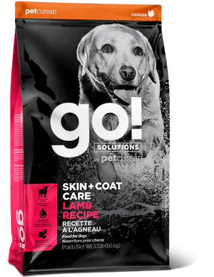 Go! Skin + Coat Care Lamb Recipe сухой корм для собак всех возрастов с уткой и овсянкой, 1.6 кг