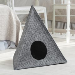Домик для животных "Пирамида", Без подушки