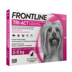 Frontline Tri-Act Spot-On XL краплі від бліх, кліщів та насекомих для собак 2-5 кг, 1 піпетка