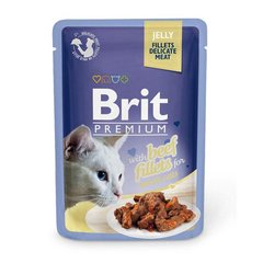 Brit Premium Шматочки філе яловичини в желе