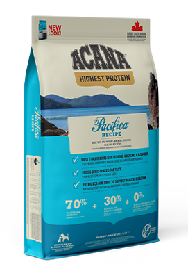 Acana Pacifica Dog беззерновой корм для собак різного віку з рибою, 2 кг