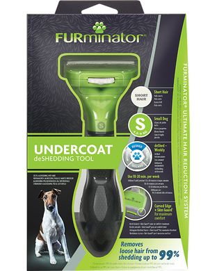 Furminator Short Hair S для короткошерстных собак малых пород, 691653