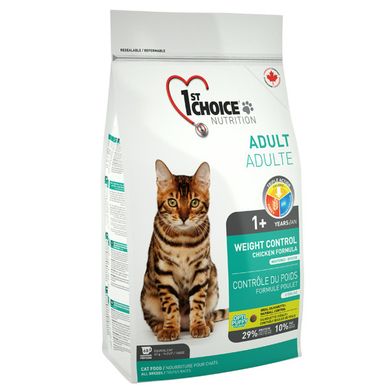 1st Choice Adult Cat Weight Control сухой корм для кошек с избыточным весом, 5.4 кг