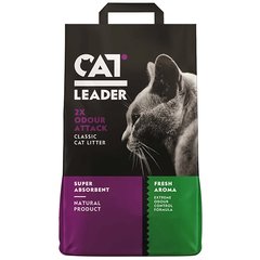 Cat Leader Classic 2xOdour Attack Fresh супер впитывающий наполнитель в кошачий туалет, 5 кг