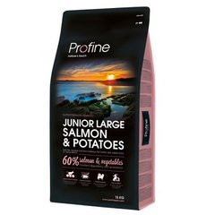 Profine (Профайн) Junior Large Salmon & Potatoes сухой корм для щенков крупных пород с лососем, 15 кг