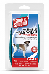 Simple Solution Washable Wrap For Male Dogs вологопоглинаючий гігієнічний поясок для собак, 5043542