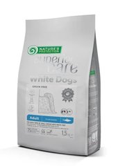 Nature‘s Protection White Dogs Grain Free with Herring корм для белых собак мини пород с сельдью, 1.5 кг, 1.5 кг