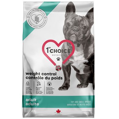 1st Choice (Фест Чойс) Weight Control Toy & Small сухий корм для контролю ваги собак малих порід, 2 кг
