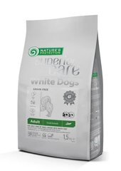 Nature‘s Protection White Dogs Grain Free with Insect корм для белых собак мини пород с белком насекомых, 1.5