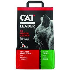 Cat Leader Clumping 2xOdour Attack Fresh ультракомкующийся наполнитель в кошачий туалет , 5 кг., 5 кг