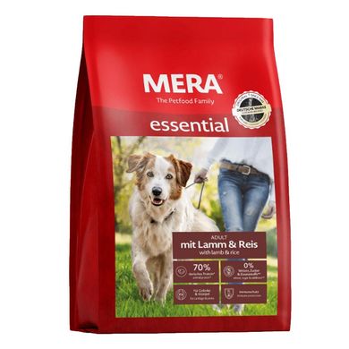 MERA Essential Lamm & Reis сухий корм для дорослих собак з ягням та рисом, 1