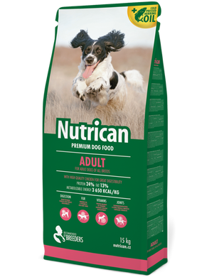 Nutrican (Нутрикан) Adult сухой корм для взрослых собак с курицей, 15 кг
